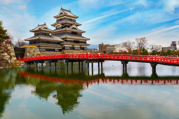 Kasteel Matsumoto in Matsumoto City, Nagano, Japan — Stockfoto