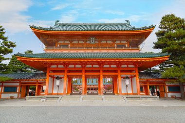 Heian jingu Shrine Kyoto, Japonya