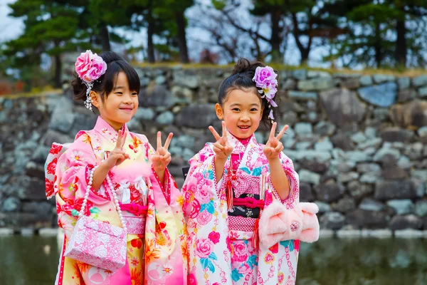 Japanese Traditional rite of passage — Stock Photo, Image