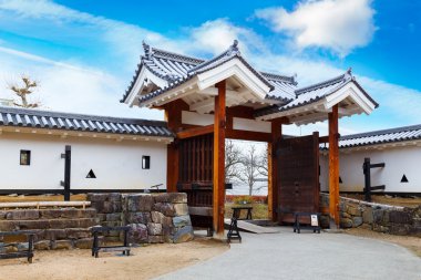 Ninomon (iç kapı), Matsumoto Kalesi Matsumoto City, Nagano, Japonya