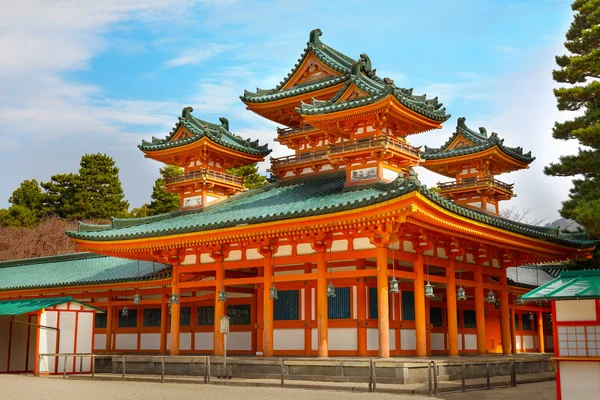 Santuario Heian-jingu en Kyoto, Japón — Foto de Stock