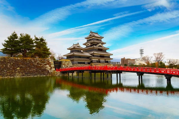 Matsumoto slott i Matsumoto City, Nagano, Japan — Stockfoto