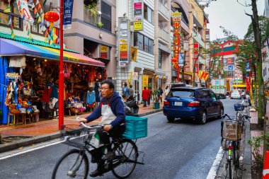  Japonya'nın Yokohama Chinatown