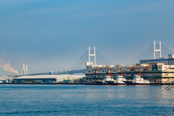 Порт Иокогама в Японии — стоковое фото