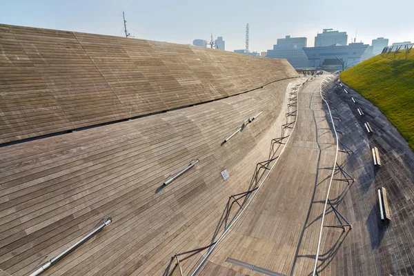 Osanbashi iskelesi - Japonya'nın Yokohama uluslararası yolcu Terminal — Stok fotoğraf