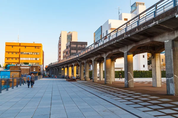 Paseo marítimo de Kaiko en Yokohama, Japón — Foto de Stock