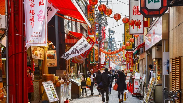 Γιοκοχάμα Chinatown στην Ιαπωνία — Φωτογραφία Αρχείου