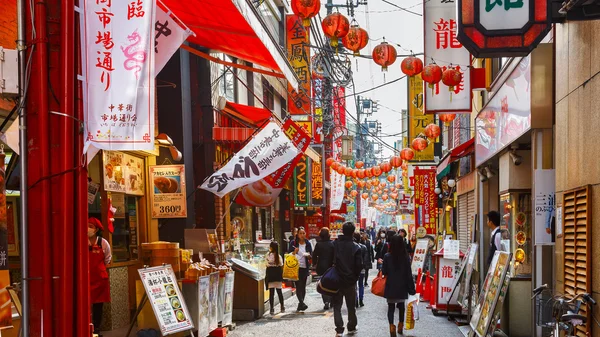 Yokohama Chinatown in Giappone — Foto Stock