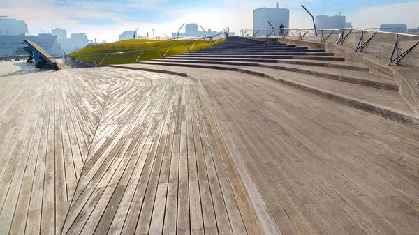 Osanbashi Pier - Yokohama Terminal Międzynarodowy pasażerski w Japonii — Zdjęcie stockowe