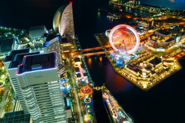 Minato Mirai bölge Yokohama, Japonya         