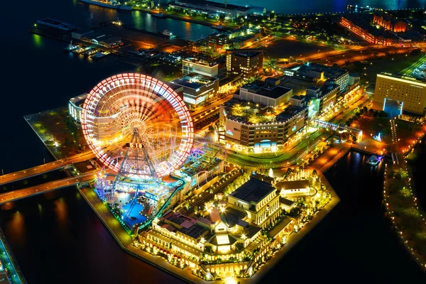 Minato Mirai kerület, Yokohama, Japán — Stock Fotó