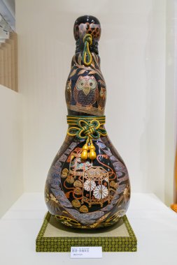 Tokyo, Japonya - 25 Kasım 2015: Kabak sanat çeşitli tür ve 