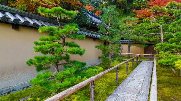 江東の秋、京都大徳寺のサブ寺 — ストック写真