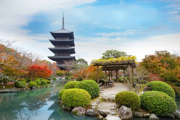 Templo Toji en Kyoto, Japón — Foto de Stock