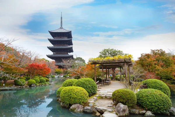 Toji tempel in Kyoto, Japan — Stockfoto