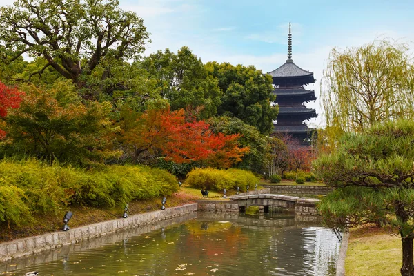 Toji tempel in Kyoto, Japan — Stockfoto