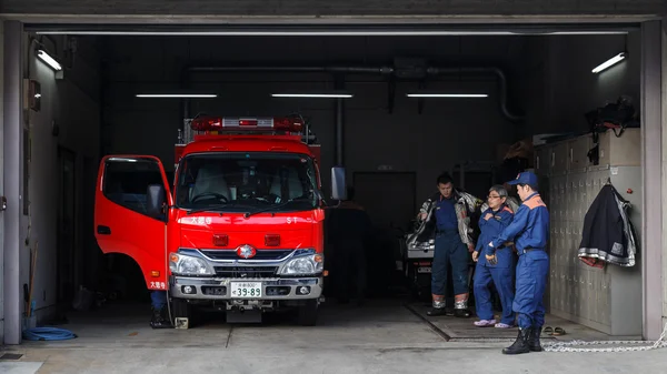Пожарная бригада Японии — стоковое фото