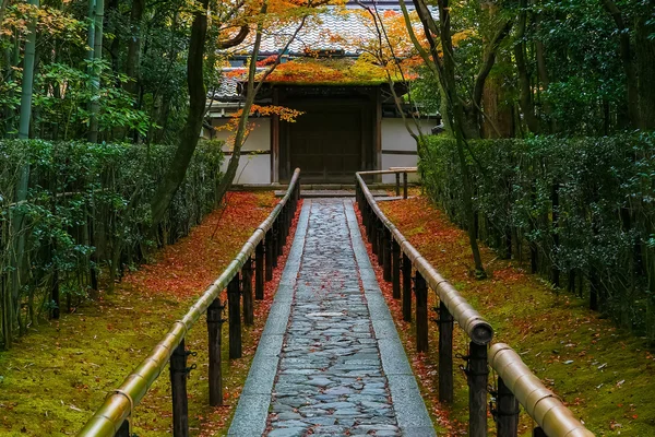 Outono em Koto-in um Sub Templo de Daitokuji Templo em Kyoto, Japão — Fotografia de Stock