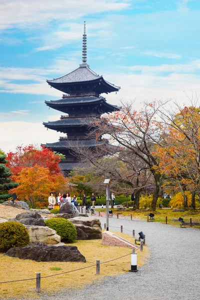 Toji tempel in Kyoto, Japan — Stockfoto
