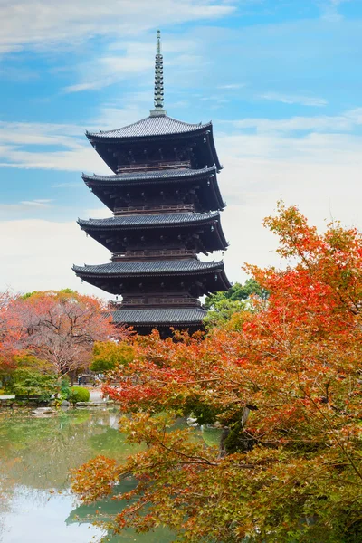 Chrám Toji v Kjótu, Japonsko — Stock fotografie