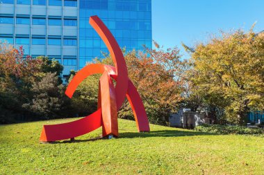 Yükleme sanat Odaiba alan küçük bir Bahçe