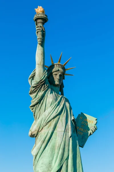 Estátua da Liberdade na área de Odaiba, Tóquio, Japão — Fotografia de Stock