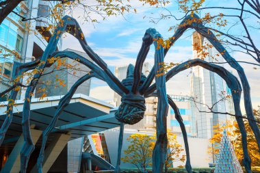 Maman - a spider sculpture at Roppongi Hills clipart