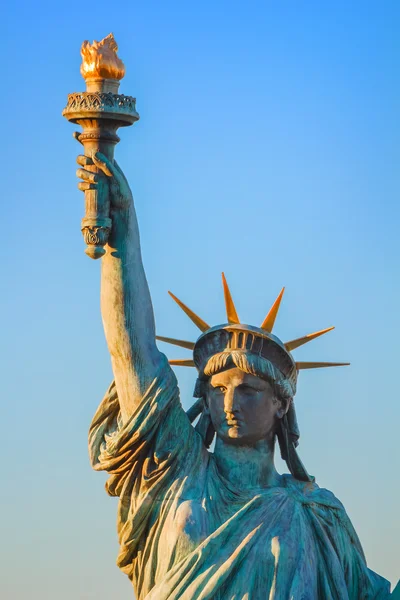 Estátua da Liberdade na área de Odaiba, Tóquio, Japão — Fotografia de Stock