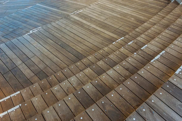 Panel de madera de varios niveles en la Torre Mori en Roppongi Hills, Tokio , — Foto de Stock