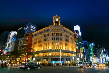 Tokyo Ginza bölgesinde