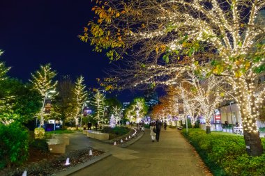 Illuminations light up at at Roppongi Hills clipart