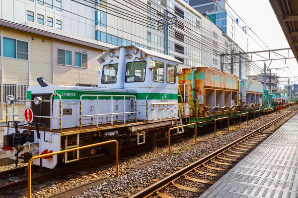 일본 철도 회사의 트랙 정비 기차 — 스톡 사진