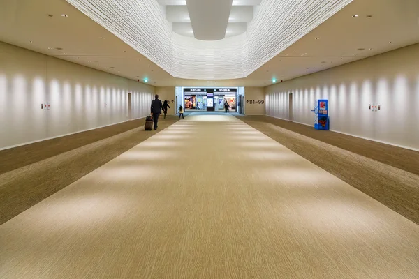 Design de interiores no terminal dois do aeroporto internacional de Narita — Fotografia de Stock