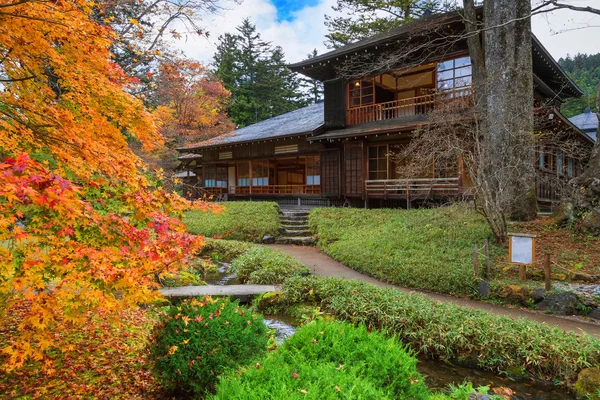 Tamozawa Imperial vila v Nikko, Tochigi prefektura, Japonsko — Stock fotografie