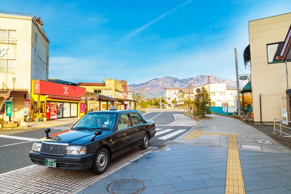 V Nikkó, Japonsko japonská taxi — Stock fotografie