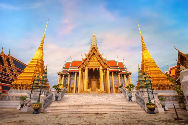 Wat Phra Kaew Bangkok Thailand Ist Ein Heiliger Tempel Und — Stockfoto