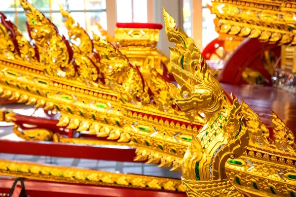 Бангкок Таиланд Ноября 2019 Года Детали Малой Королевской Колесницы Внутри — стоковое фото