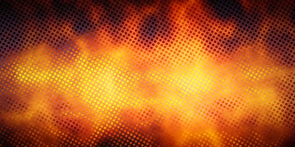 Rendering Steel Honeycomb Grid Fire Background — Stock Photo, Image