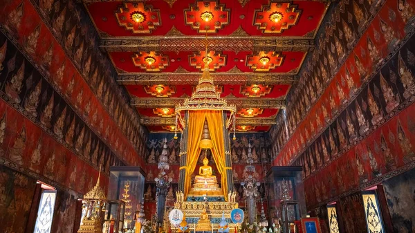 Bangkok Tailandia Noviembre 2019 Estatua Buddha Sihing Dentro Del Phutthai —  Fotos de Stock