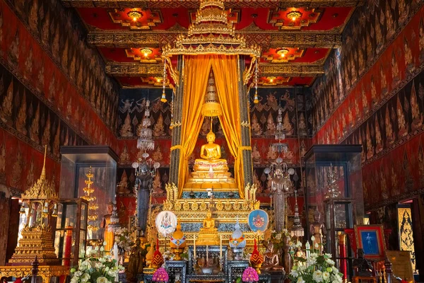 Bangkok Thaiföld November 2019 Buddha Sihing Szobor Belsejében Phutthai Sawan — Stock Fotó