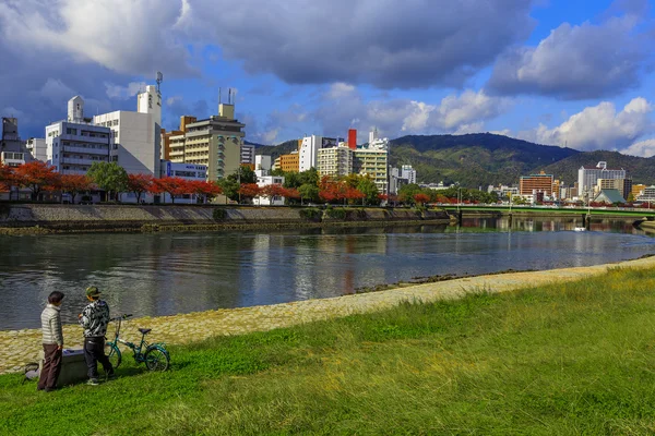 The Ota River in Hiroshima — Stock Photo, Image