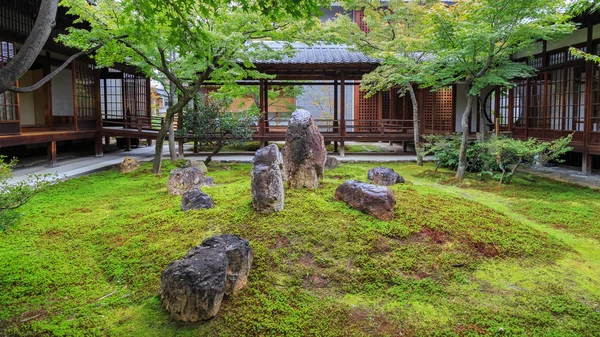 Jardim Zen no Templo Kennin-ji em Kyoto Japão — Fotografia de Stock