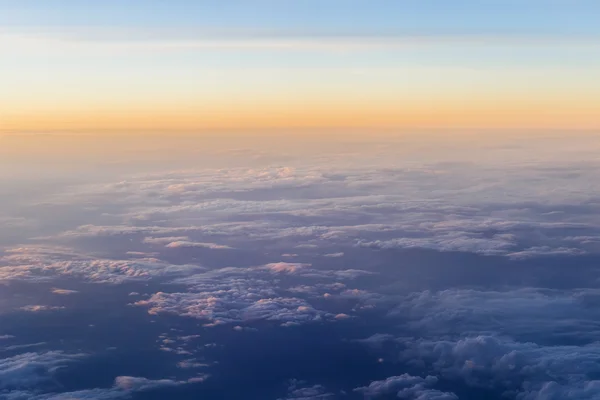 Luftaufnahme des Himmels Hintergrund mit Wolken — Stockfoto