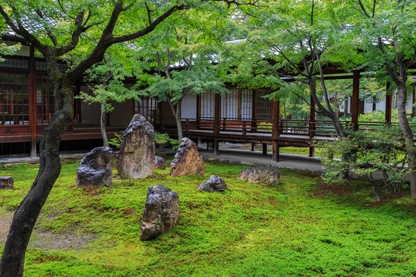 Jardim Zen no Templo Kenninji em Kyoto — Fotografia de Stock