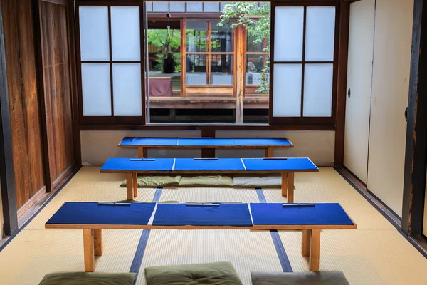A sala de leitura do Templo Kennin-ji em Kyoto — Fotografia de Stock