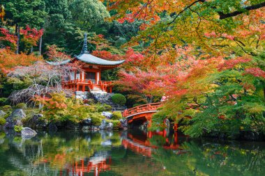 Early Autumn at Daigoji Temple in Kyoto clipart