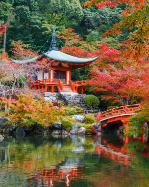 Kyoto Daigoji tapınağında erken sonbahar