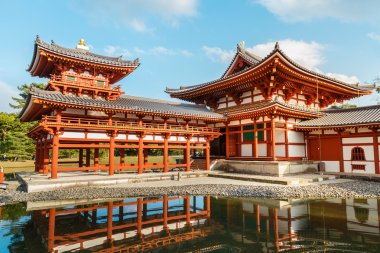 Phoenix Byodo Hall içinde tapınakta Kyoto, Japonya