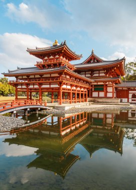 Phoenix Byodo Hall içinde tapınakta Kyoto, Japonya