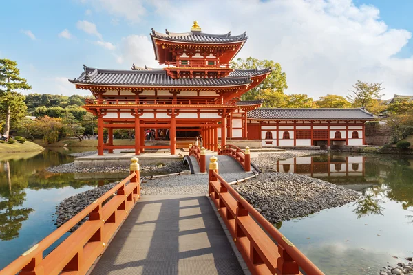 De Phoenix Hall van Byodo-in tempel in Kyoto, Japan — Stockfoto